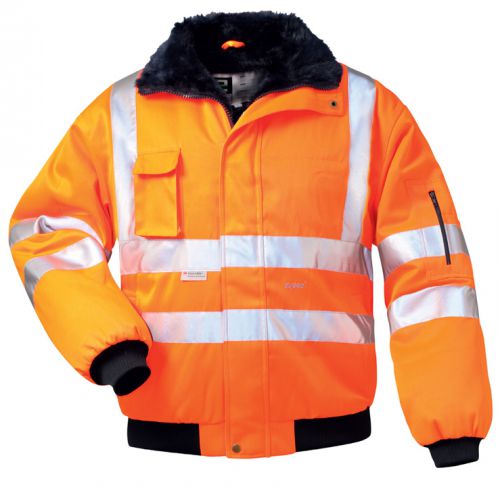 orange Warnschutz-Pilotenjacke GUSTAV, von elysee