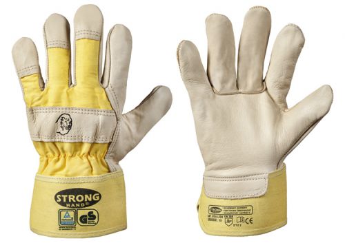 Rindvollleder-Handschuhe LION Rindvollleder bisquit beige