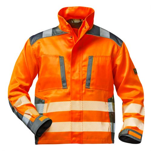 Warnschutz Bundjacke STRABURG orange/grau