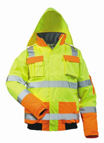 Warnschutz Pilotjacke MATS gelb-orange