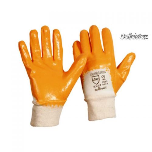 Handschuh / Nitril / TOP / orange / Srickbund