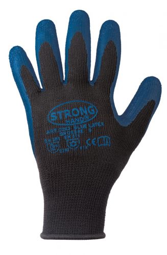 BLUE LATEX Handschuhe Klteschutz Stronghand
