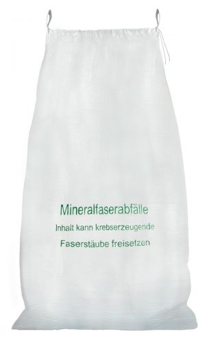 KMF-Sack Mineralfaserabflle / 140x220cm / Hebeschlaufen