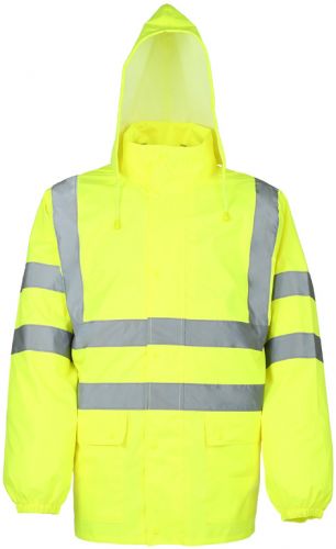 Warnschutz-Regenjacke / Neongelb