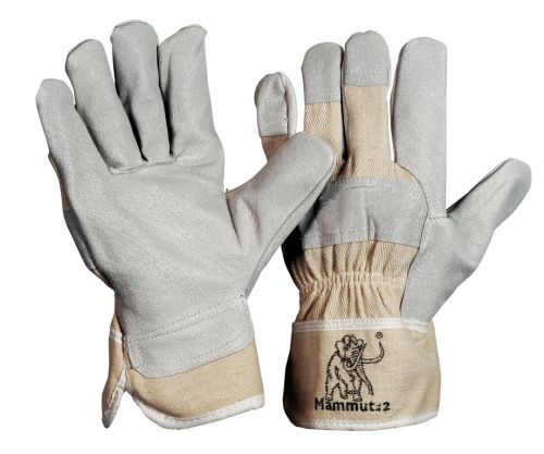 Mammut 2 / Gre 10 / Handschuh mit Doppelnaht / natur / CE CAT 2