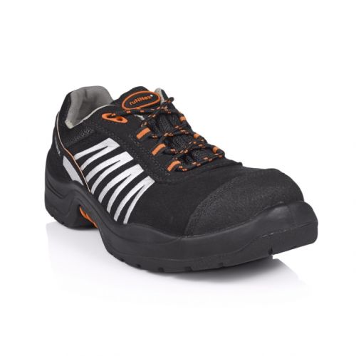 TeamStar 5205 / ruNNex / Sicherheitshalbschuh / schwarz-silber-orange