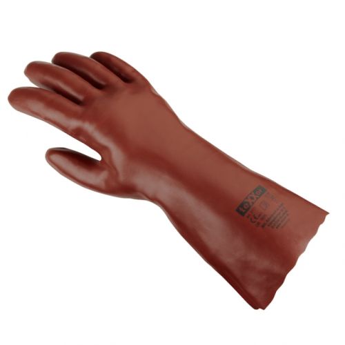 PVC-Handschuh / texxor / rotbraun / 35cm Lnge
