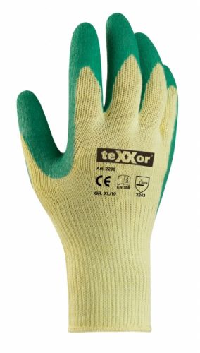 Grobstrickhandschuhe POLYESTER / texxor / gelb-grn