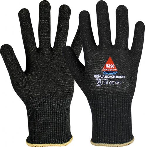 Montagehandschuh GENUA BLACK Basic / HaseSafety / 508506