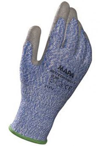 Handschuhe KRYTECH 586, PEHD-Faser/ PU, Strickbund, teilbesch., 23 - 26 cm - blau