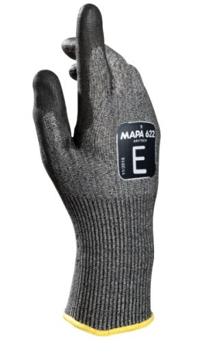 HandschuheKRYTECH 622, Nahtloses Stricktrikot aus PEHD-Fasern, 24-29cm - grau