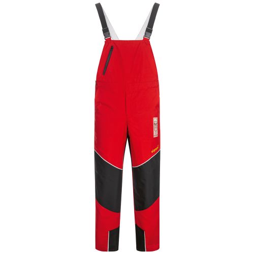 SPEIERLING Schnittschutzlatzhose rot/schwarz/gelb