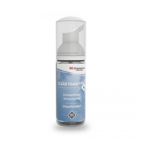 CLEAR FOAM PURE 47ml Unparfmierte und farbstofffreie milde Schaumseife