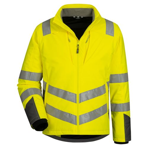 EBERLIN Warnschutz Steppjacke gelb/grau