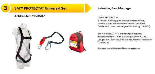 3M PROTECTA Universal Set • 1150507 • Gre M/L