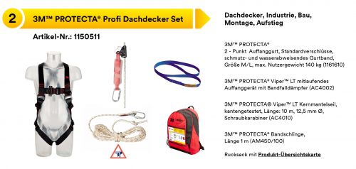 3M PROTECTA Dachdecker Profi Set • 1150511 • Gre M/L