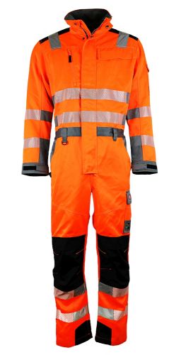 LeiKaTex • BRIGHT LINE • OVERALL • EN ISO 20471 - Klasse 3 • warnorange