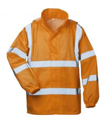 Warnschutz Regen-Jacke mit Kapuze  HAUKE