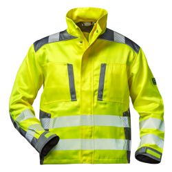 Warnschutz Bundjacke BASTIA gelb/grau