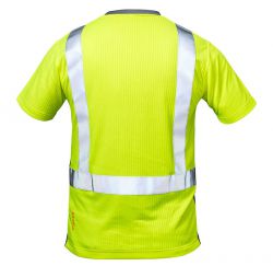 Warnschutz-T-Shirt AMSTERDAM gelb/grau