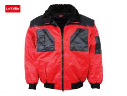 Pilotenjacke „Gasteintal“ rot/schwarz