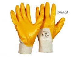 Handschuh Nitril / gelb / Soleco