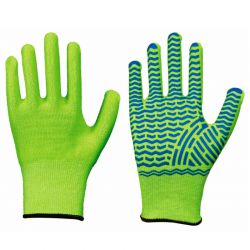 Spezialfaser Handschuh Neon/Grip