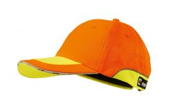 WARNSCHUTZ-CAP Orange-Gelb Elysee