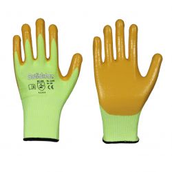 Schnittschutz Handschuh / Nitril / nicht atmungsaktiv / glatt