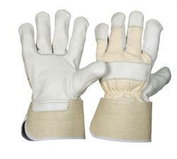 Rindnarbenlederhandschuh / gefttert / TOP-Canadian-Premium-Qualitt / CE CAT 2