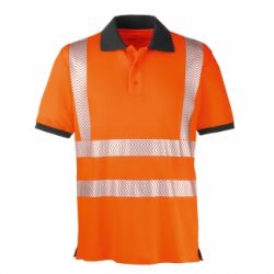 Warnschutz-Polo-Shirt ORLANDO / PROTECT Workwear / leuchtorange