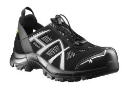 HAIX BLACK EAGLE Safety 61 / LOW BLACK/SILVER / Luftdurchlssige S1P-Sandale