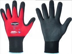 PRECISOR Stronghand Handschuh / Farbe: rot-schwarz / Nitril