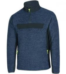 VILLACH Strickfleeceshirt / Farbe: marine-schwarz / Elysee
