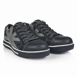 SportStar 5342 / ruNNex / Sicherheitshalbschuh-Sneaker / schwarz-grau