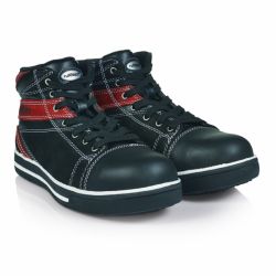 SportStar 5343 / ruNNex / Sicherheitsschnrstiefel-Sneaker / schwarz-rot