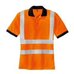 Warnschutz Polo Shirt SYLT / texxor / leuchtorange