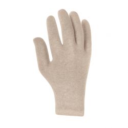 Baumwolltrikot Handschuh MITTELSCHWER / texxor / rohweiß