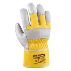 TOP Rindvollleder-Handschuh K2 / texxor / Leder-gelb