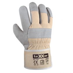 TOP Rindkernspaltleder-Handschuhe RHN / texxor / Leder-natur-wei