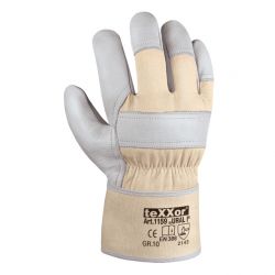 Rindvollleder-Handschuh URAL I / texxor / Leder-natur-wei