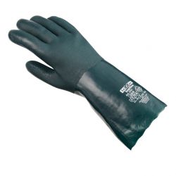 Chemikalienschutz-Handschuh PVC / texxor / 35cm Lnge / grn