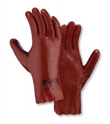 PVC-Handschuhe / texxor / 2170 / rotbraun / 27cm Lnge