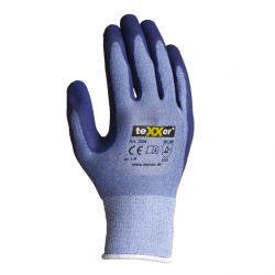 Polyester-Strickhandschuh LATEX / texxor / blau / 2229