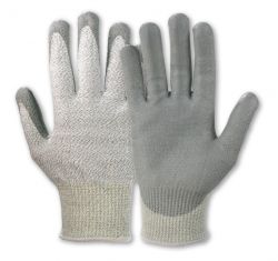 Handschuhe Waredex Work 550, PU/HPPE/ Glasf./Polyamid - beige/grau