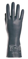 Handschuhe NitoPren 717, Nitril/Chloropren, Stulpe, 30-32cm - dunkelgrau