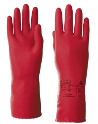 Handschuhe Camapren 722, Chloropren/Latex, Stulpe, Profil, 29-31cm, rot