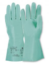 Handschuhe Tricotril 736, Nitril, Stulpe, vollb., 29-31cm - grn