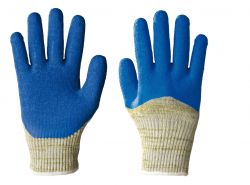 Handschuhe SivaCut 830, Latex/Para-A/Glasf./ Stahl, Strickbund, 23-27cm