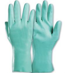 Handschuhe Tricotril 838 K Spezial, Nitril/Para-A., Stulpe, vollb., Profil, 35cm - grn